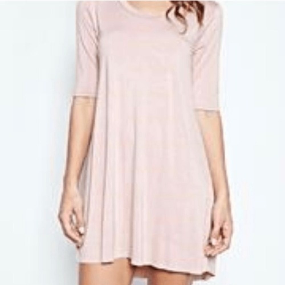 Michael Lauren Michal Mid-Sleeve Mini‎ T shirt dress size XS NWT